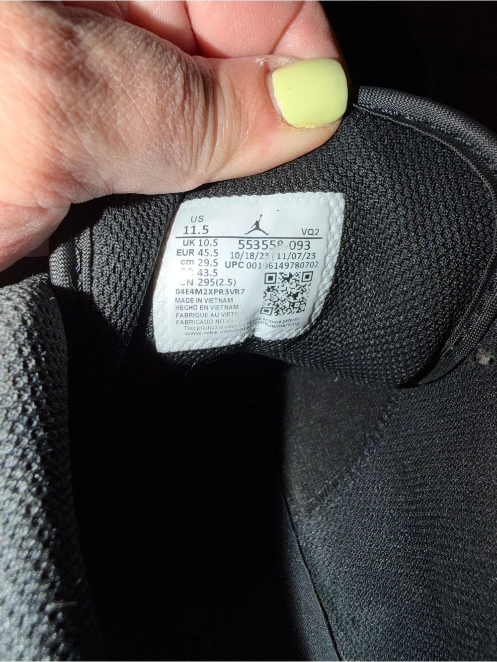 Nike Air Jordan 1 low basketball shoes sneakers triple black